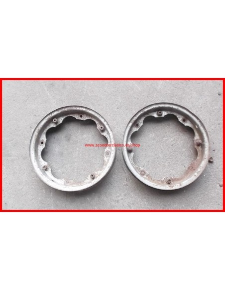 Llanta de Lambretta usada