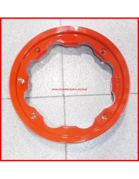 LLanta tubeless Lambretta roja