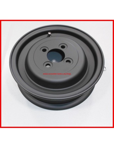 Llanta 350x8 tubeles negra