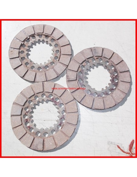 Juego discos de embrague Vespa 125 &eacute;poca