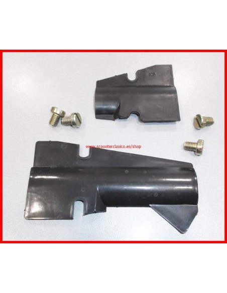 Pletinas bajo manillar de Vespa en plastico