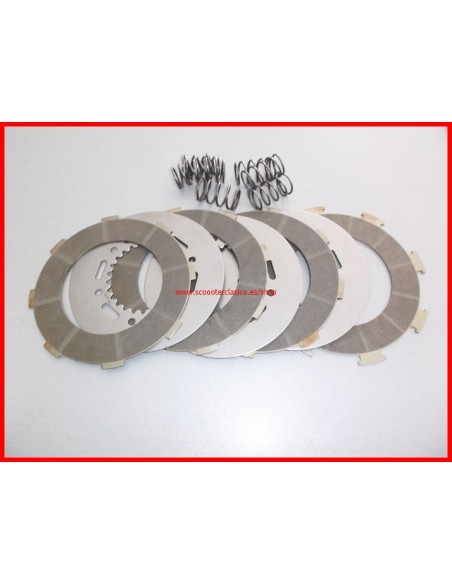 Juego discos de embrague Vespa 200 