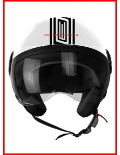 Casco Tipo Jet Urbano NEGRO 2