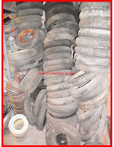 LLanta y cubierta de Vespa Usada