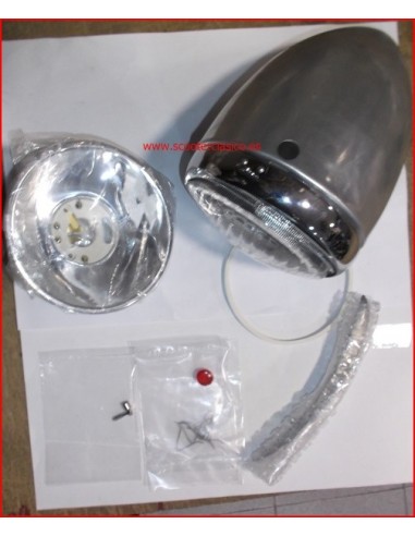 Faro en el guardabarros 105mm aluminio Faro en el guardabarros 105mm aluminio