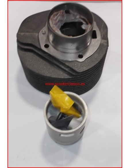 CILINDRO Y PISTON VESPA 200 ( ROTO)