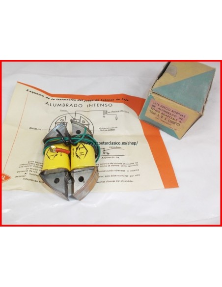 Bobinas de alta y luces Lambretta
