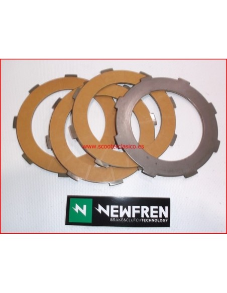JUEGO DISCOS EMBRAGUE VESPA PX RACING CARBONO