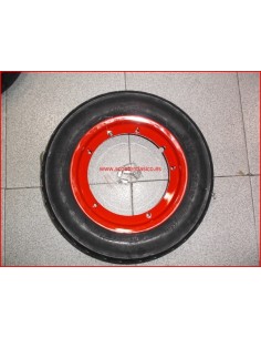 LLanta tubeless roja Vespa...