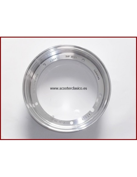 LLANTA TUBELESS 2.10X10 aluminio VESPA