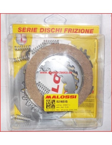 JUEGO DISCOS EMBRAGUE VESPA PX MALOSSI