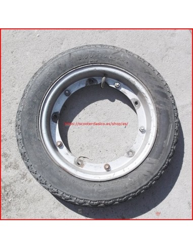 LLANTA USADA CON CUBIERTA DE VESPA...