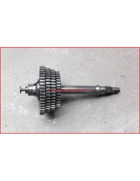 Eje secundario Vespa Sprint con pi&ntilde;ones