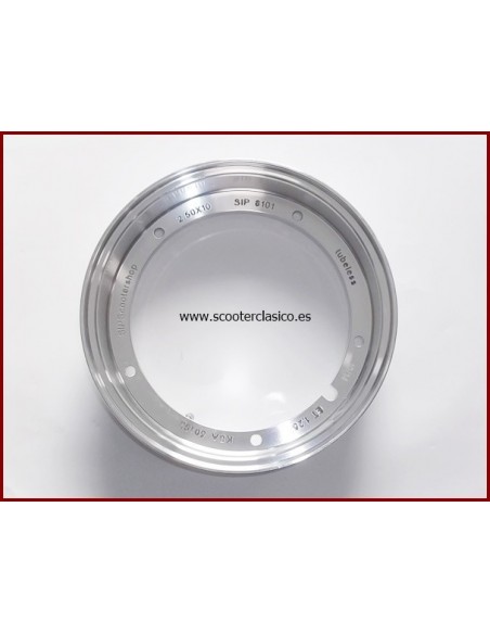 LLANTA TUBELESS 2.10X10 aluminio VESPA