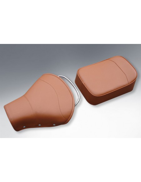 Asiento delantero y trasero Vespa MARRON CAMEL