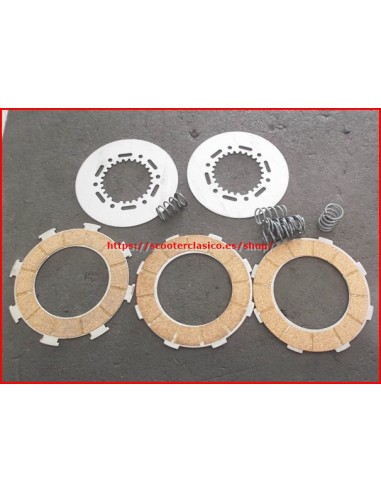 Juego discos embrague completo VESPA...
