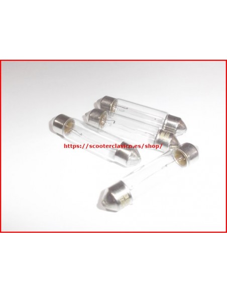 Bombilla  plafonier 6v 10 w  43X11