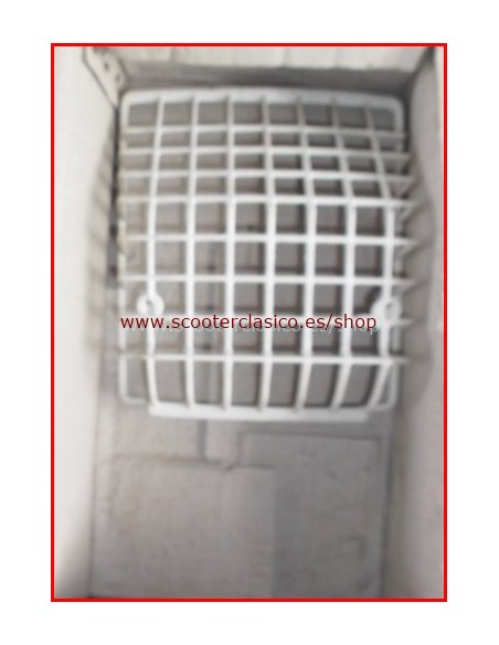 Rejilla Piloto de Vespa 200 de color blanco