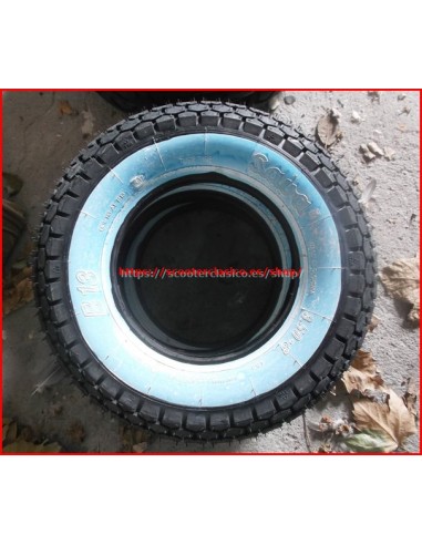 Cubierta 350x8 de banda blanca