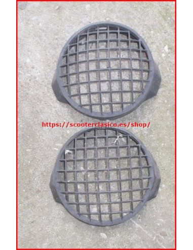 Rejilla faro Vespa 200 negra estrecho