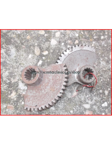 Pi&ntilde;on de arranque abanico Lambretta...