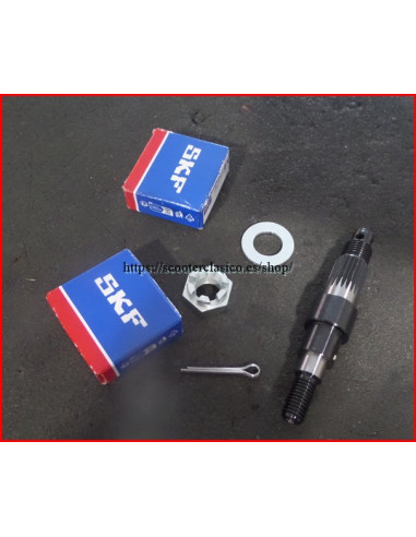Kit eje rueda delantera Vespa