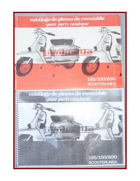 LIBRO DESPIECE LAMBRETTA SCOOTERLINEA