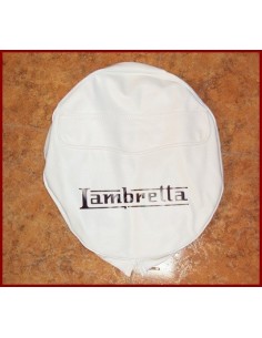 FUNDA RUEDA REPUESTO 10" LAMBRETTA BLANCA