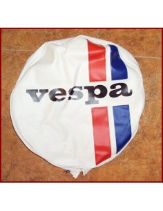 FUNDA RUEDA REPUESTO VESPA 10" BLANCA