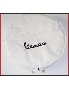 FUNDA RUEDA REPUESTO VESPA 10" BLANCA