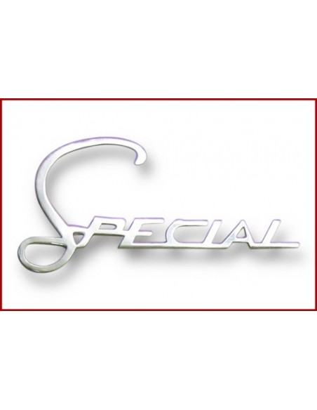 Anagrama delantero "SPECIAL"