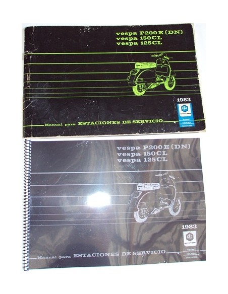 LIBRO DE TALLER VESPA CL Y VESPA 200 DN