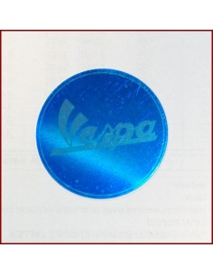 CHAPA VESPA AZUL para defensas