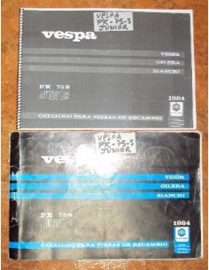 LIBRO DESPIECE VESPA PK 75 JUNIOR