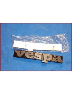 LETRERO VESPA NEGRO DE PK