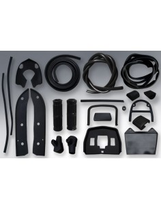 KIT GOMAS LAMBRETTA LI 3&ordf; negras             