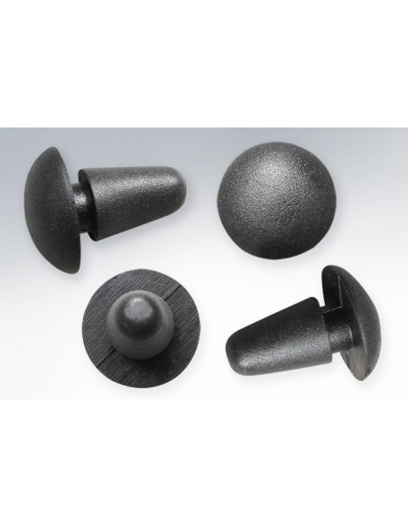 Goma tapon de 5mm de color negro