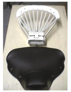 Asiento individual delantero Lambretta NEGRO 2