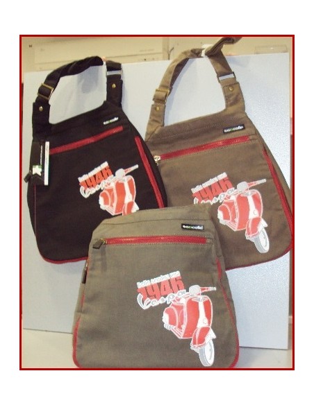 Bandolera cremallera color NEGRO