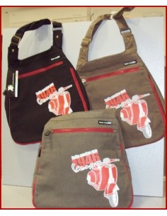 Bandolera cremallera color NEGRO