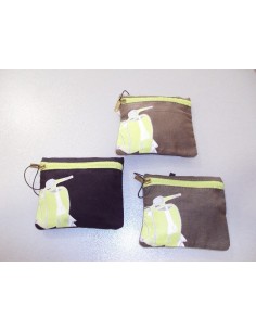 Monedero cuadrado NEGRO