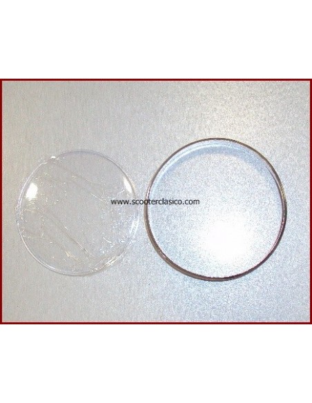 Cristal y cerquillo Veloc&iacute;metro CROMADO PX y PK