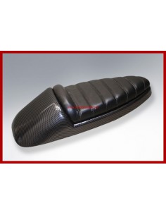 Asiento racing efecto CARBONO negro