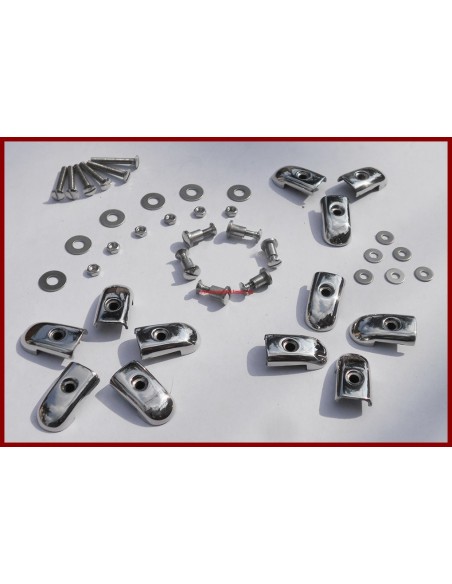 Kit terminales de canaleta en Acero Inox