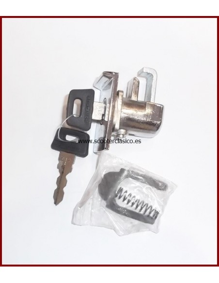 Cerradura guantera cromada Vespa