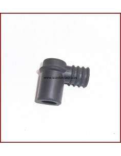 Pipa bujia silicona negra 5mm