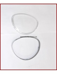 Cerquillo y cristal de velocimetro Vespa CL y DS