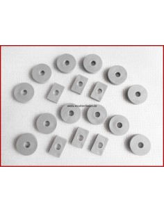 GOMAS ANTIVIBRANTE ESCUDO (KIT) GRIS