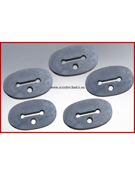 Goma tope cofano negra