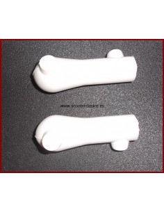 Goma caballete blanca